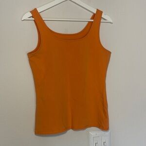 J. Jill Orange Cotton Tank Top size medium